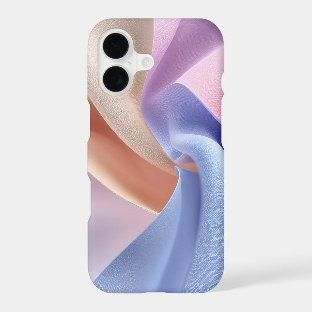Abstract Pastel Fabric Flow with Gentle Curves (Back)