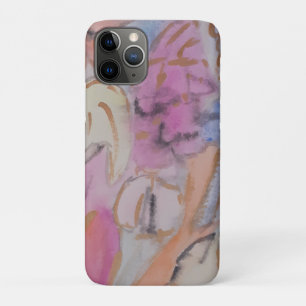 Abstract Pastel Floral iPhone 11 Pro Case