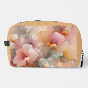 Abstract Pastel Floral Cloud Ink Landscape Dopp Kit