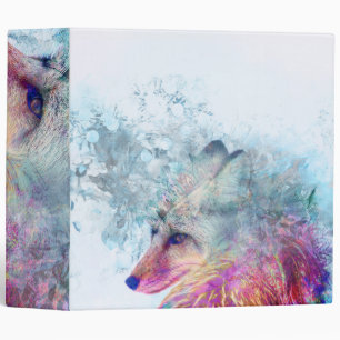 Abstract Pastel Fox Binder