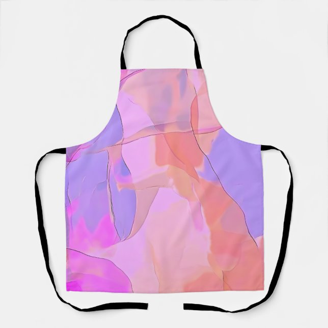 Abstract Pastel Layers  Apron (Front)