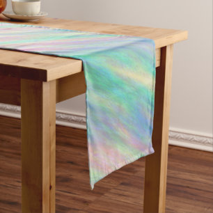 Abstract Pastel Medium Table Runner
