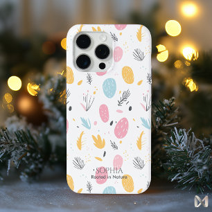 Abstract Pastel Nature - Minimalist Boho Pattern iPhone 15 Pro Max Case