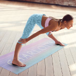 Abstract Pastel Pattern Personalized Name Yoga Mat<br><div class="desc">Abstract Pastel Watercolor Pattern Personalized Name Yoga Mat perfect as a gift for those that enjoy yoga,  meditation,  pilates,  fitness,  exercise,  sports,  gym,  athletes,  swimmers and much more. Give a personalized gift to family and friends for birthdays,  Christmas,  Mother's Day,  holidays and more. Designed by Evco Studio www.zazzle.com/store/evcostudio</div>