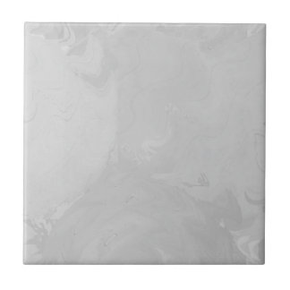 Abstract Pastel Swirl Gray Tile
