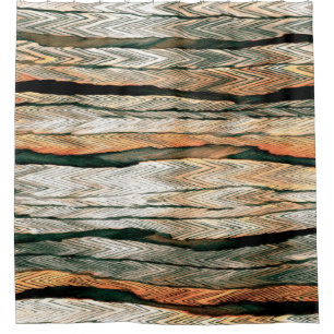 Abstract pastel tones colour neutral geo dyed mela