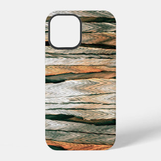 Abstract pastel tones colour neutral geo dyed mela iPhone 12 case