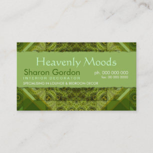 Abstract Patchwork Business Card
