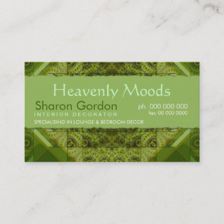 Abstract Patchwork Business Card