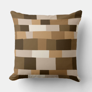 Abstract Patchwork Pattern 080823 - v1 Throw Pillow