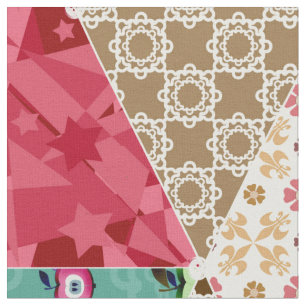 Abstract patchwork quilting quilt retro vintage ab fabric