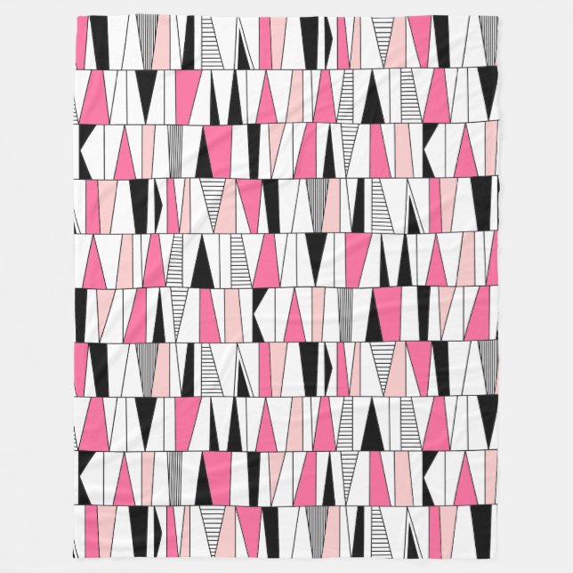  Abstract Pattern 070721 - Colours 04 Fleece Blanket (Front)