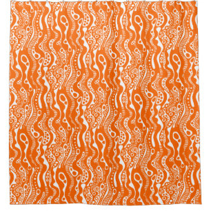 Abstract Pattern 130621 - Orange an White