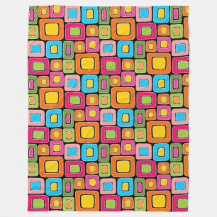 Abstract pattern 140621 fleece blanket