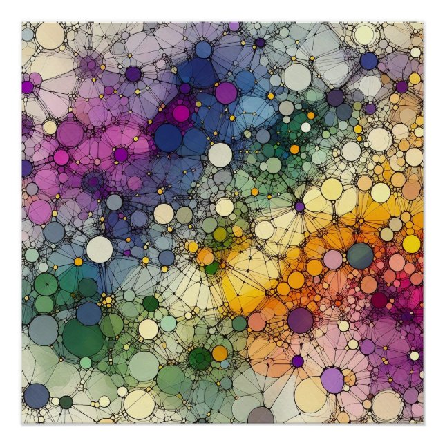 Abstract Pattern 1 - AI - Artwork Poster (Front)