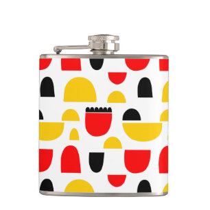 Abstract Pattern 280515 Hip Flask