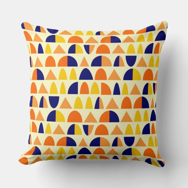 Abstract Pattern 290721 - Colours 01 Throw Pillow (Front)