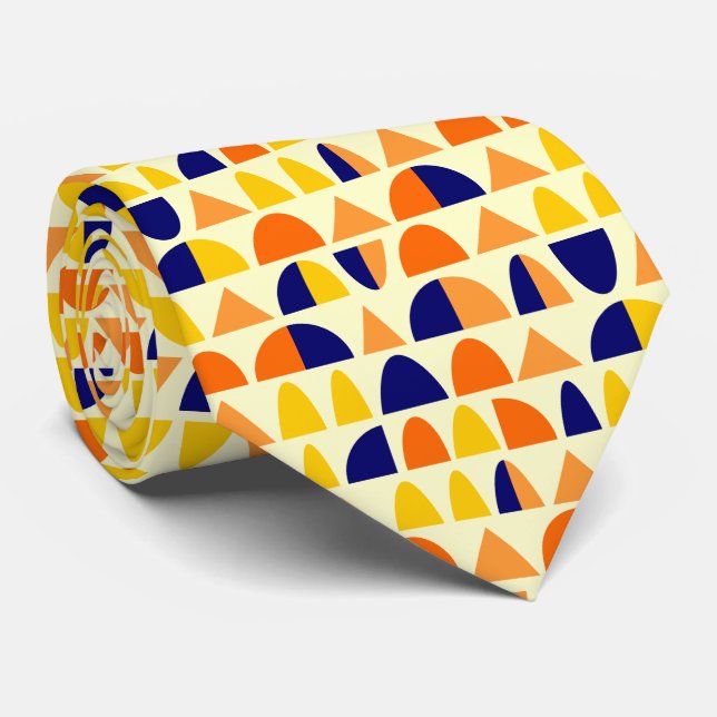 Abstract Pattern 290721 - Colours 01 Tie (Rolled)
