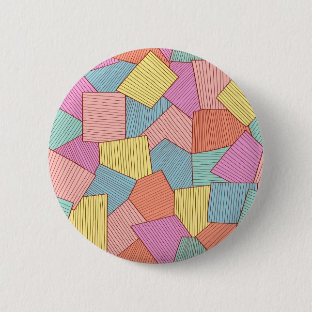 Abstract pattern 2 inch round button (Front)