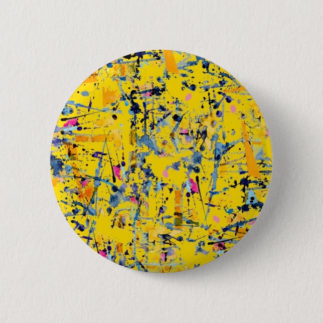 Abstract pattern 2 inch round button (Front)