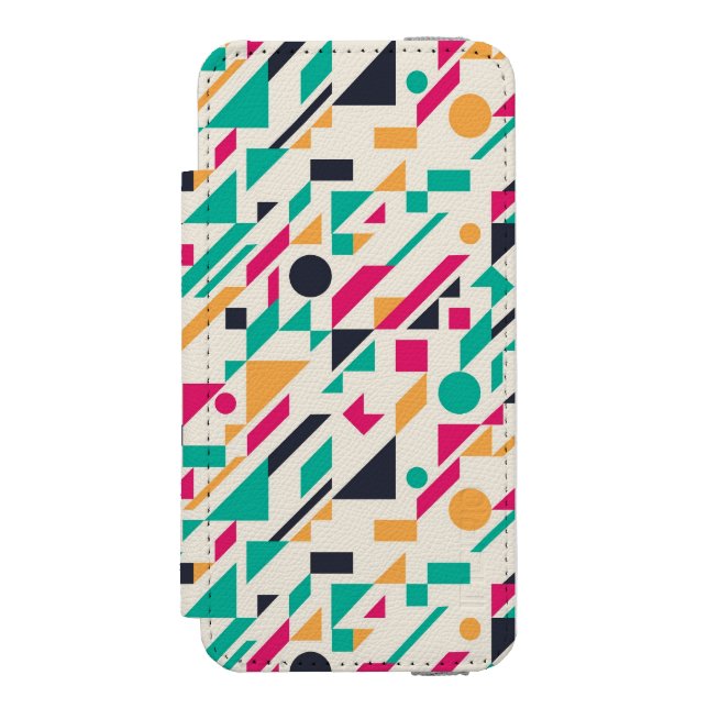 Abstract pattern 3 incipio iPhone wallet case (Folio Front)