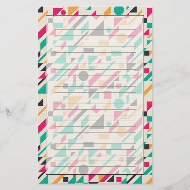 Abstract pattern 3 stationery (Front)