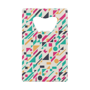 Abstract pattern 3 wallet bottle opener