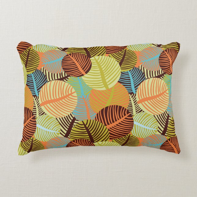 Abstract pattern accent pillow (Front)
