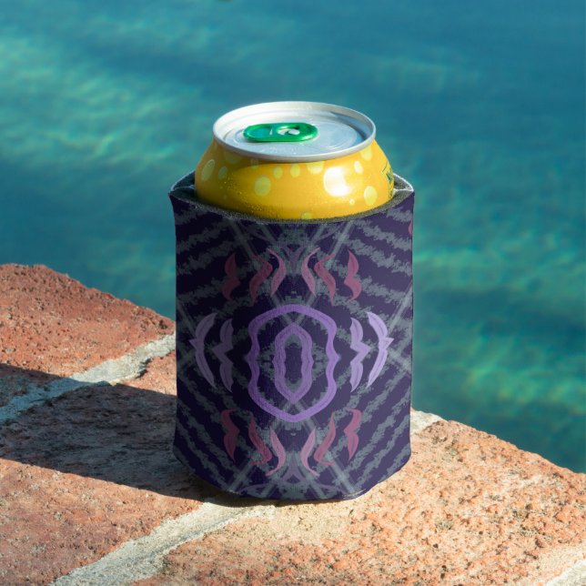 Abstract Pattern Art Of Watercolor Brushstrokes Can Cooler (In Situ Pool)