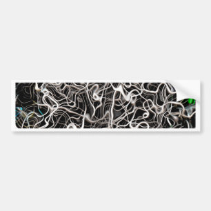 Abstract pattern backdrop texture bumper sticker