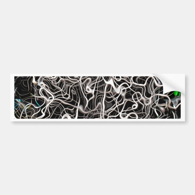 Abstract pattern backdrop texture bumper sticker (Front)