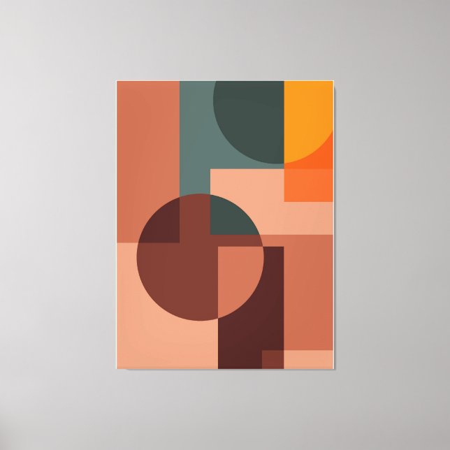  Abstract pattern background circle   Canvas Print (Front)