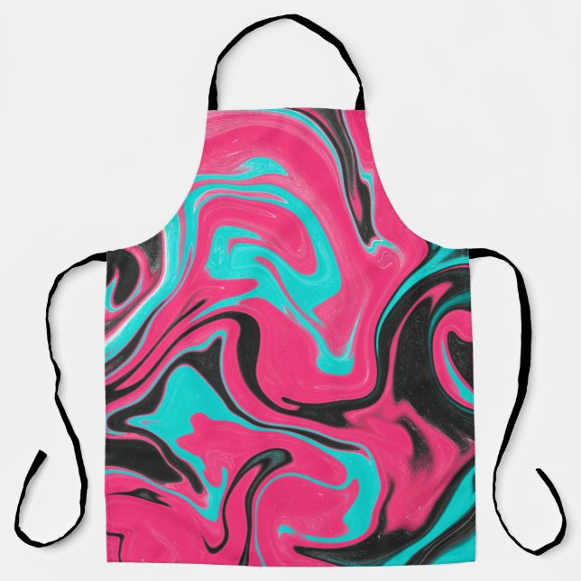 Abstract pattern background with gradient texturea apron (Front)