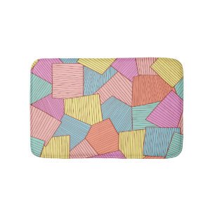 Abstract pattern bath mat