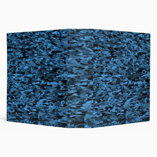 Abstract Pattern Blue Black Binder