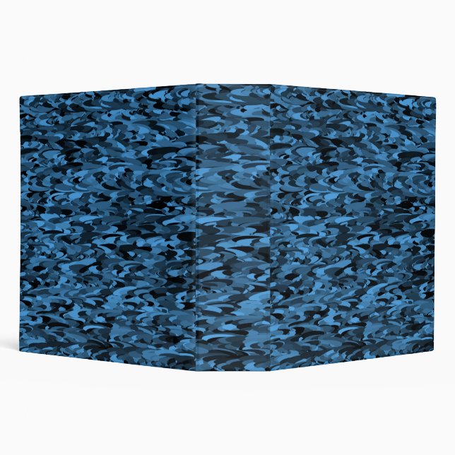 Abstract Pattern Blue Black Binder (Background)