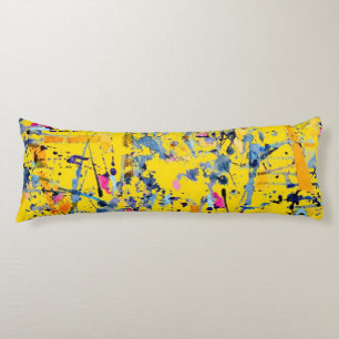 Abstract pattern body pillow