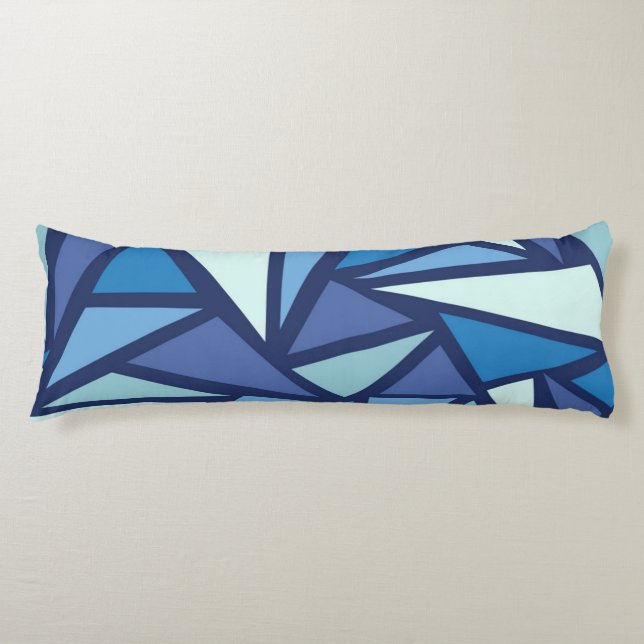 Abstract pattern body pillow (Front)