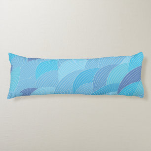 Abstract pattern body pillow