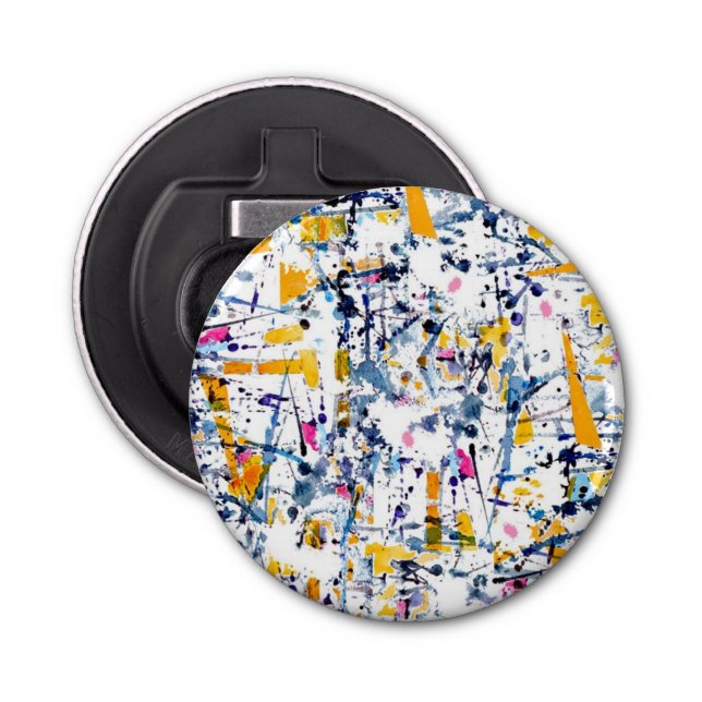 Abstract pattern bottle opener (Front)