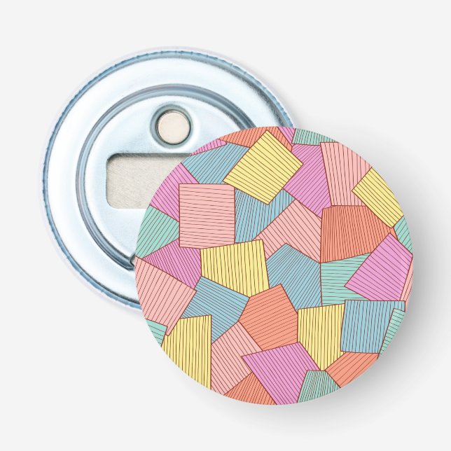 Abstract pattern bottle opener (Front)
