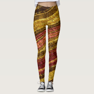 Abstract pattern ,brown and yellow , texture , red leggings