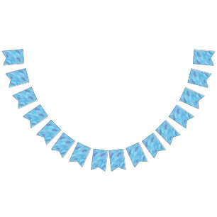 Abstract pattern bunting flags