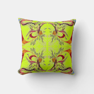 Abstract Pattern by Alexandra Cook Throw Pillow