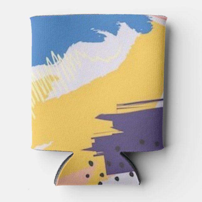 Abstract pattern can cooler (Front)