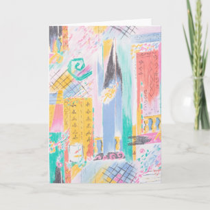 Abstract pattern card