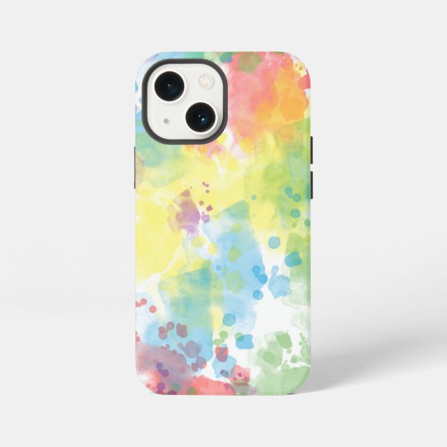 Abstract-pattern-colour-art iPhone Case (Back)