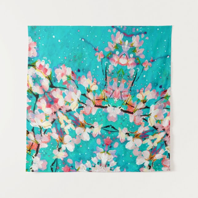Abstract pattern colourful background tapestry (Front)