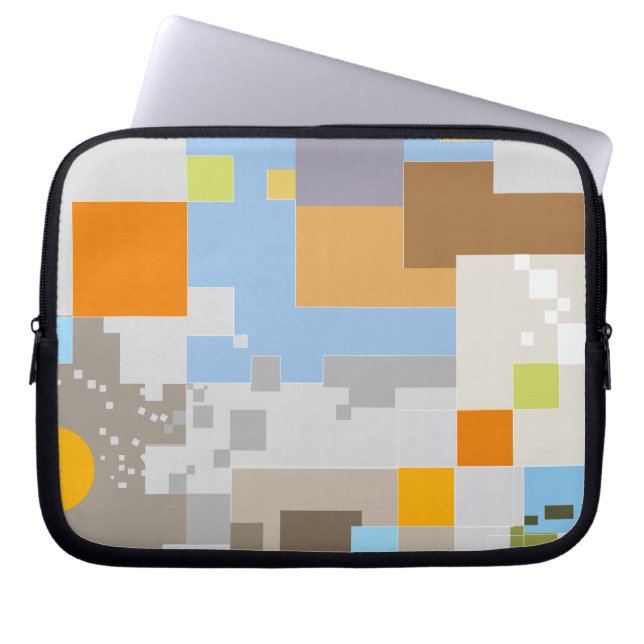 Abstract Pattern Creation Laptop Sleeve (Front)