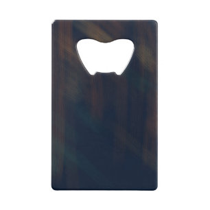 Abstract pattern credit card bottle opener
